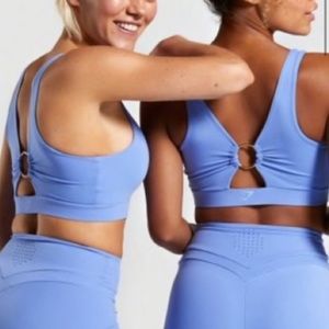 Whitney Simmons x Gymshark Intense Blue Sports Bra Large